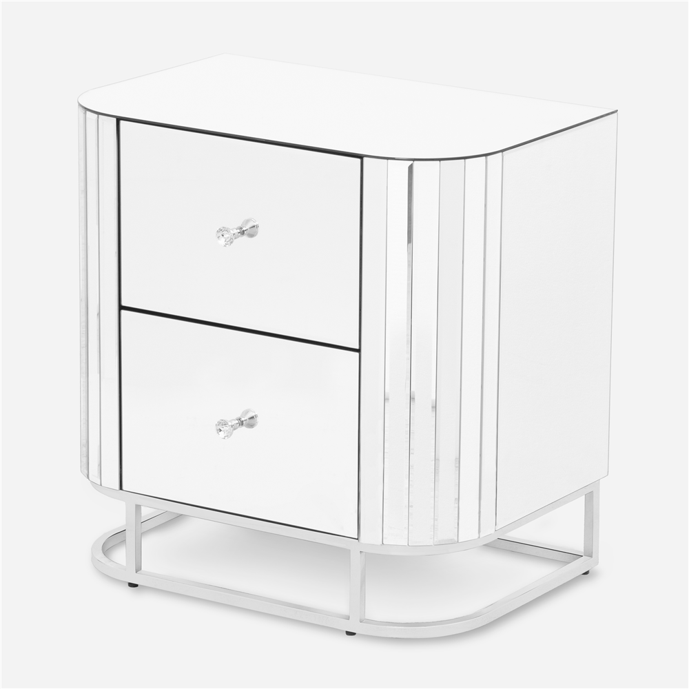 Michelle Mirror 2 Drawer Pedestal